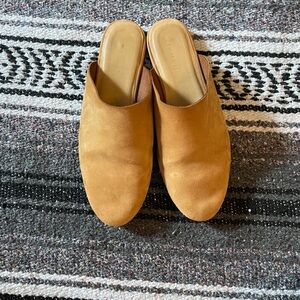 Nisolo Lima Tan Slip-On Mules 6.5 6 1/2 Rare Color
